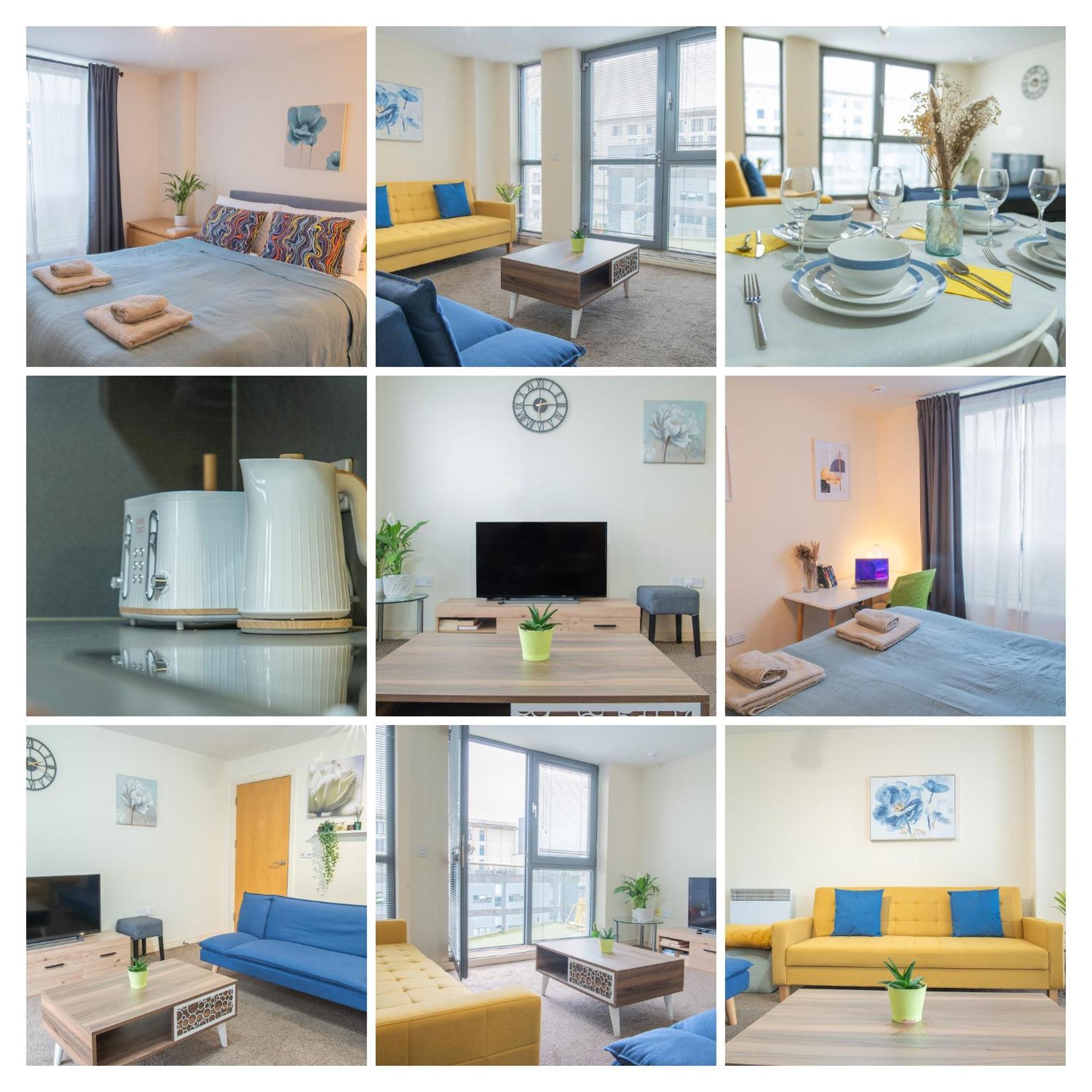 Stay In Our Stylish Flat! & Secure Building & Sleeps Up To 4 Birmingham Exterior foto